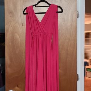 Full length bridesmaids convertible dress
